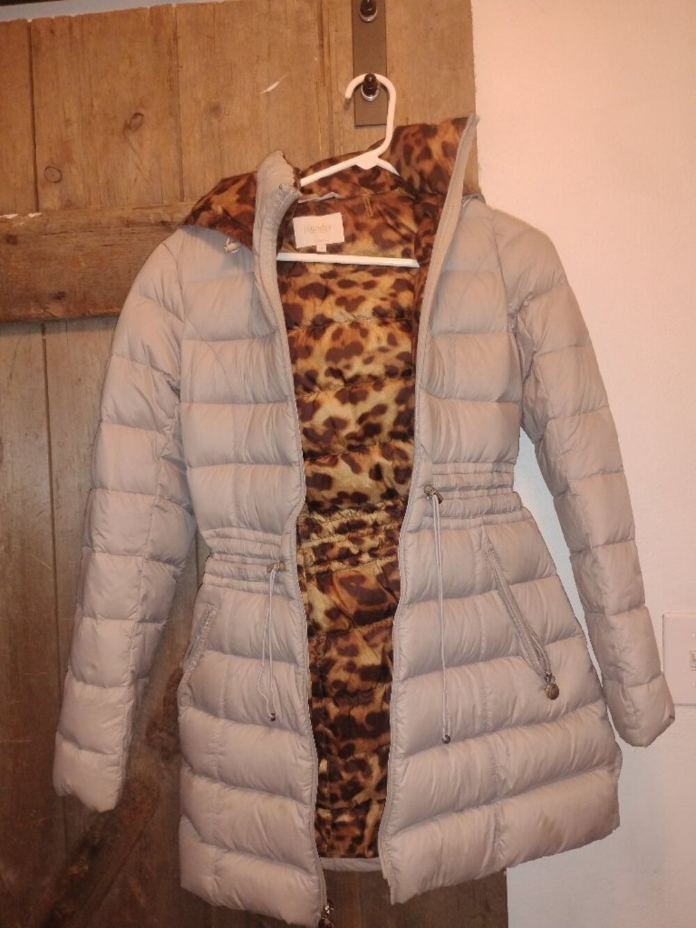Puffer trench coat by Laundry
